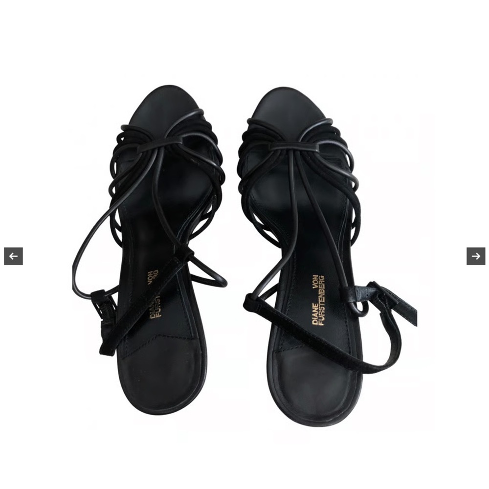 DVF Milena suede sling back sandals